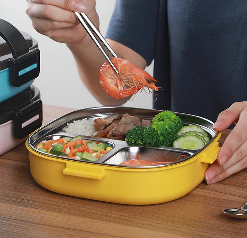 304 Lunch Box Portable Large-Capacity Portable Lunch Box