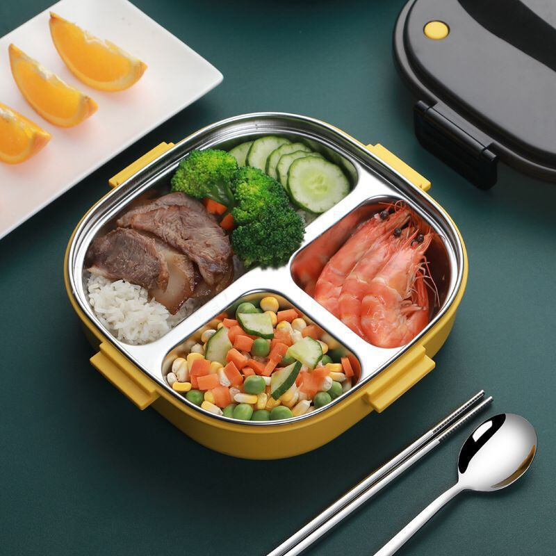 304 Lunch Box Portable Large-Capacity Portable Lunch Box
