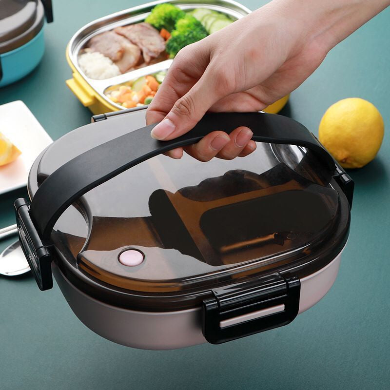 304 Lunch Box Portable Large-Capacity Portable Lunch Box
